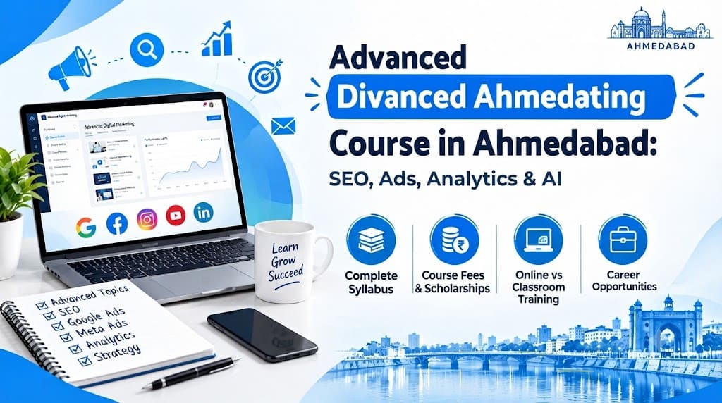 Advanced Digital Marketing Course in Ahmedabad: SEO, Ads, Analytics & AI
